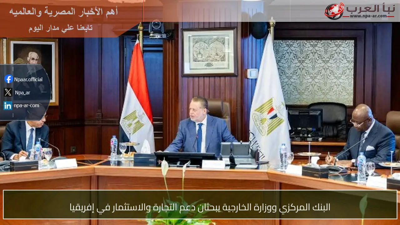 البنك المركزي ووزارة الخارجية يبحثان دعم التجارة والاستثمار في إفريقيا