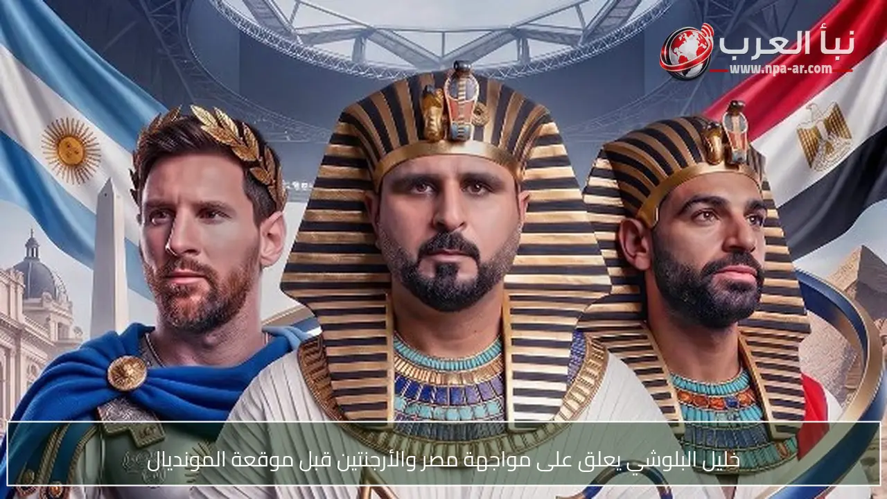 خليل البلوشي يعلق على مواجهة مصر والأرجنتين قبل موقعة المونديال